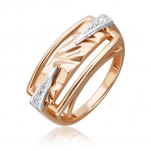 Кольцо из комбинированного золота Platina с топазом 01-5656-00-201-1111 фото