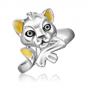 Серебряное кольцо Platina с эмалью 01-5661-00-000-0200 фото