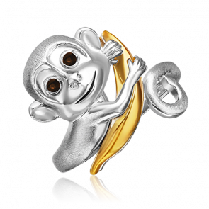 Серебряное кольцо Platina с эмалью 01-5664-00-000-0200 фото