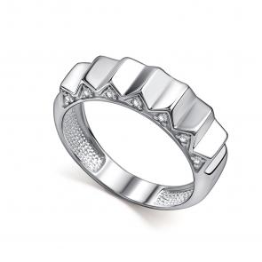 Серебряное кольцо АЛЬКОР с фианитом 01-5758/00КЦ-00 фото