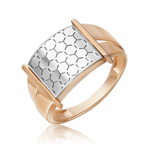 Кольцо из комбинированного золота Platina 01-5766-01-000-1111 фото