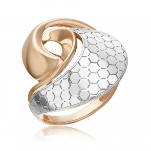 Кольцо из комбинированного золота Platina 01-5768-01-000-1111 фото