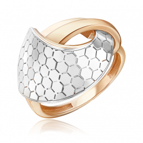 Кольцо из комбинированного золота Platina 01-5769-01-000-1111 фото