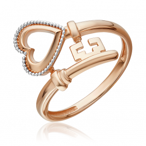 Кольцо из комбинированного золота Platina 01-5788-00-000-1111 фото