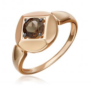 Золотое кольцо Platina с кварцем 01-5827-00-202-1110 фото