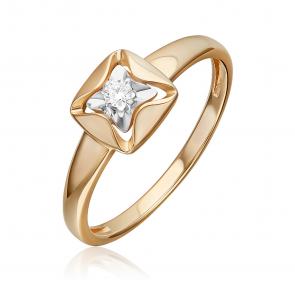 Золотое кольцо Platina с бриллиантом 01-5851-00-101-1110 фото