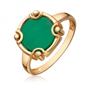 Золотое кольцо Platina с агатом 01-5858-00-749-1110 фото