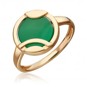 Золотое кольцо Platina с агатом 01-5859-00-749-1110 фото