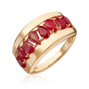 Золотое кольцо Platina с рубином 01-5870-00-104-1110 фото