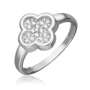 Кольцо из белого золота Platina с фианитом 01-5892-00-401-1120 фото