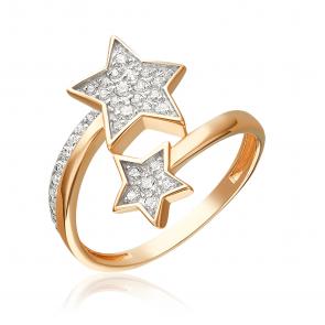 Золотое кольцо Platina с фианитом 01-5899-00-401-1110 фото