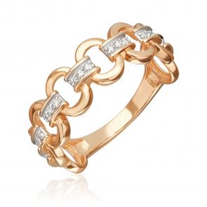 Золотое кольцо Platina с фианитом 01-5909-00-401-1110 фото