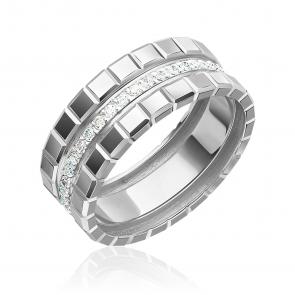 Кольцо из белого золота Platina с бриллиантом 01-5923-00-101-1120 фото
