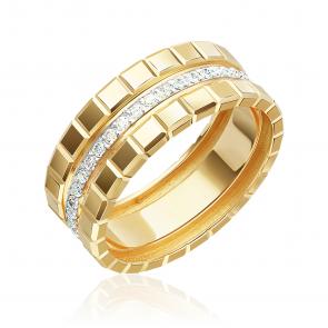 Кольцо из лимонного золота Platina с фианитом 01-5923-00-401-1130 фото