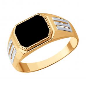 Золотое кольцо SOKOLOV с шпинелью 016451 фото