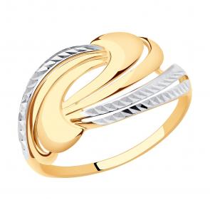 Золотое кольцо SOKOLOV 017107 фото