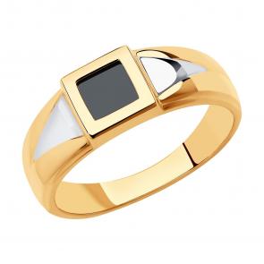 Золотое кольцо SOKOLOV с шпинелью 018481 фото
