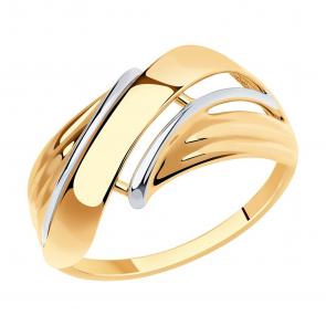 Золотое кольцо SOKOLOV 018612 фото