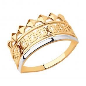 Золотое кольцо SOKOLOV 018797 фото