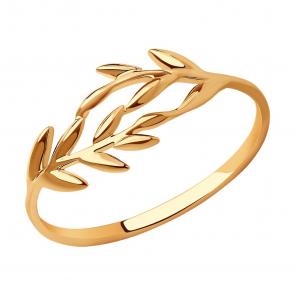 Золотое кольцо SOKOLOV 019070 фото