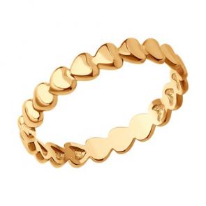 Золотое кольцо SOKOLOV 019134 фото