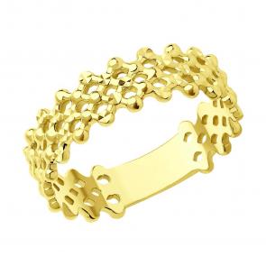 Кольцо из лимонного золота SOKOLOV 019138-2 фото