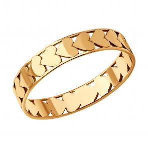 Золотое кольцо SOKOLOV 019244 фото