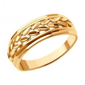 Золотое кольцо SOKOLOV 019342 фото