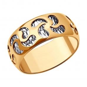 Золотое кольцо SOKOLOV 019395 фото