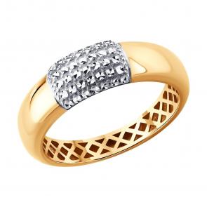 Золотое кольцо SOKOLOV 019508 фото