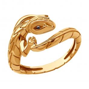 Золотое кольцо SOKOLOV 019528 фото