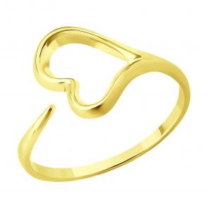 Кольцо из лимонного золота SOKOLOV 019626-2 фото