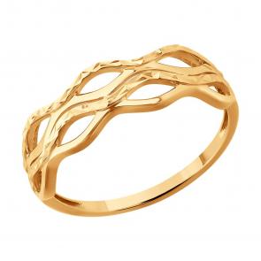 Золотое кольцо SOKOLOV 019666 фото