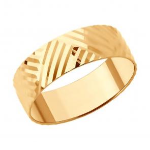 Золотое обручальное кольцо 6 мм SOKOLOV 019677 фото