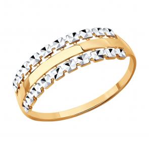 Золотое кольцо SOKOLOV 019811 фото