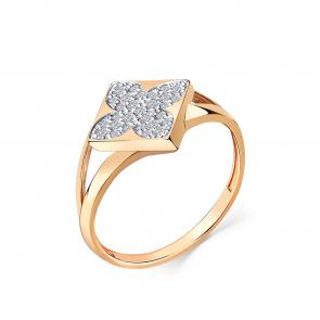 Золотое кольцо Мастер Бриллиант с фианитом 01M001-0784-0001-011 фото