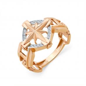 Золотое кольцо Мастер Бриллиант с фианитом 01M001-0868-0001-011 фото