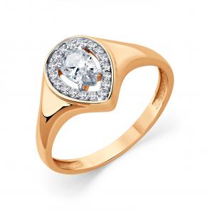 Золотое кольцо Мастер Бриллиант с фианитом 01M001-0967-0001-011 фото