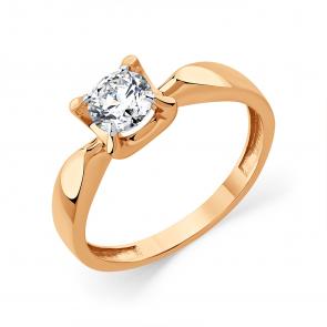 Золотое кольцо Мастер Бриллиант с фианитом 01M001-0976-0001-011 фото