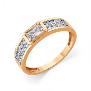 Золотое кольцо Мастер Бриллиант с фианитом 01M001-0982-0001-011 фото
