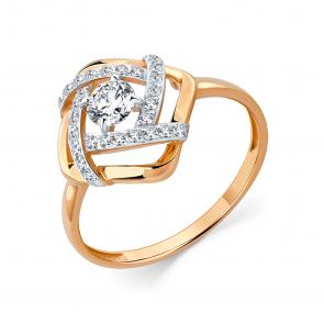 Золотое кольцо Мастер Бриллиант с фианитом 01M001-0989-0001-011 фото