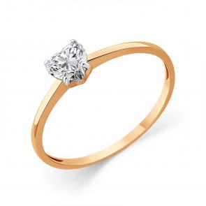 Золотое кольцо Мастер Бриллиант с фианитом 01M001-0993-0001-011 фото