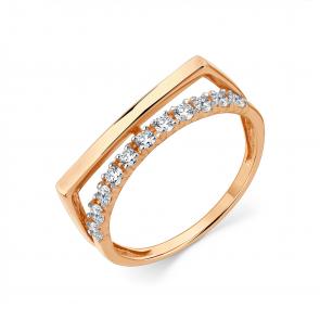 Золотое кольцо Мастер Бриллиант с фианитом 01M001-1013-0001-011 фото