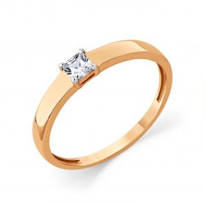 Золотое кольцо Мастер Бриллиант с фианитом 01M001-1014-0001-011 фото