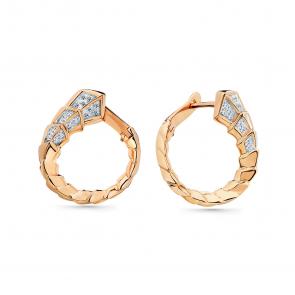 Золотые серьги Мастер Бриллиант с фианитом 01M002-0873-0001-011 фото