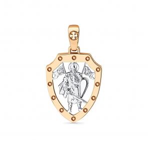 Золотая подвеска-иконка Великий князь Александр Невский Мастер Бриллиант 01M010-0258-0000-011 фото