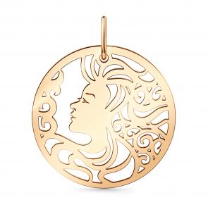 Золотая подвеска Знак зодиака Дева Мастер Бриллиант 01M010-0275-0000-010 фото