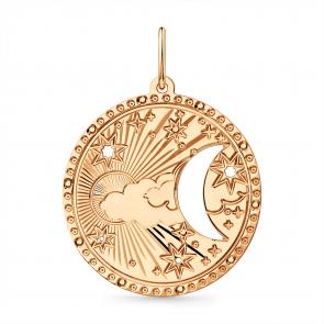 Золотая подвеска Мастер Бриллиант 01M010-0301-2100-010 фото