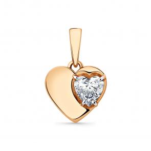 Золотая подвеска Мастер Бриллиант с фианитом 01M010-0334-0001-011 фото