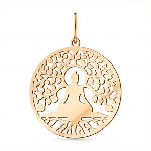 Золотая подвеска Будда Мастер Бриллиант 01M010-0337-0000-010 фото